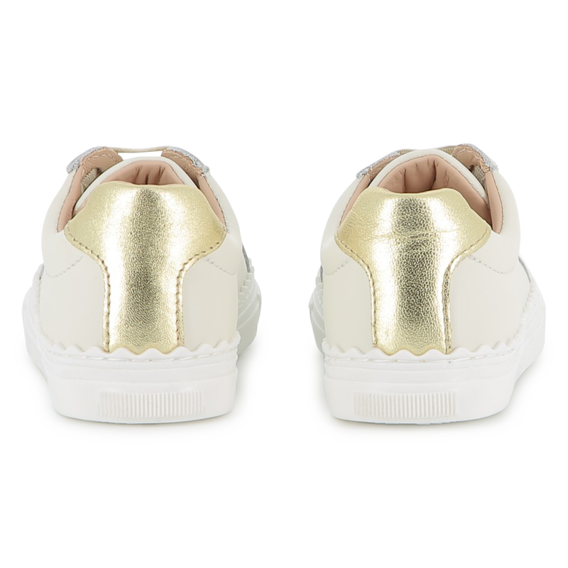 Leather lace-up sneakers CHLOE 
                    GIRL