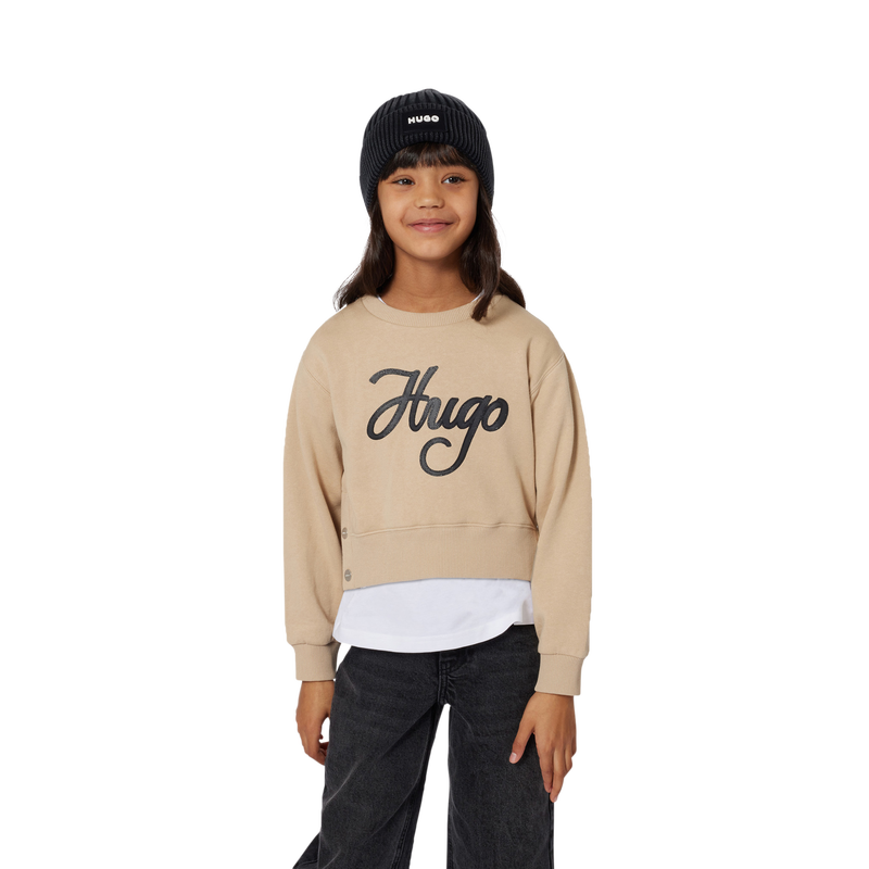 Round neck sweatshirt HUGO 
                    GIRL
