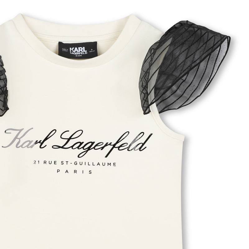 Short-Sleeved Top KARL LAGERFELD KIDS 
                    GIRL