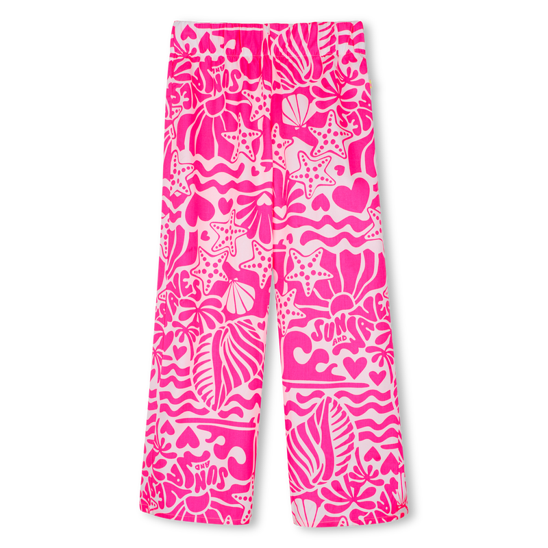 Wide patterned trousers BILLIEBLUSH 
                    GIRL