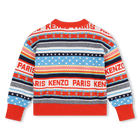 Jacquard Knit Sweater KENZO KIDS 
                    GIRL