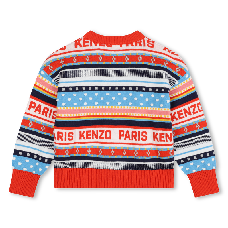 Jacquard Knit Sweater KENZO KIDS 
                        GIRL