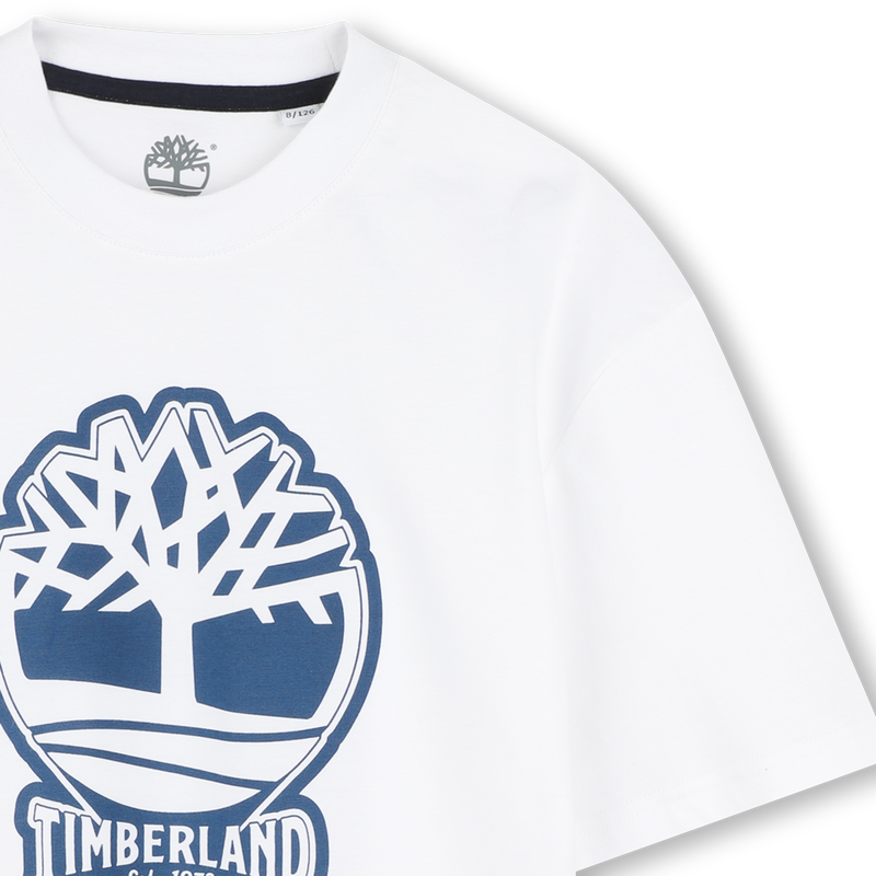 Two-tone T-shirt with logo TIMBERLAND 
                        BOY