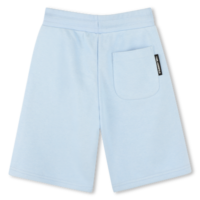 Elasticated cotton Bermudas KARL LAGERFELD KIDS BOY