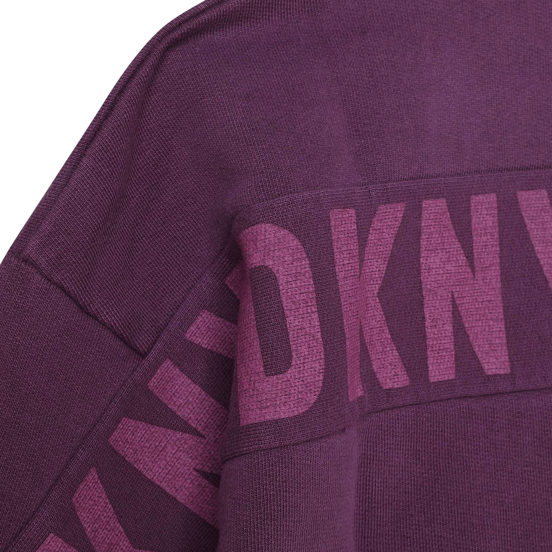 Cotton fleece sweatshirt DKNY 
                    GIRL