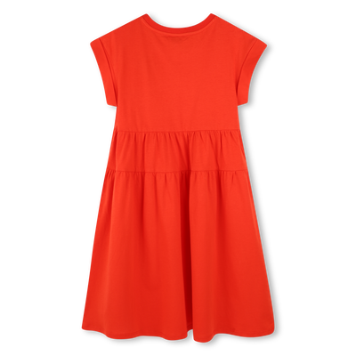 Dress with cutout waist panel KENZO KIDS GIRL