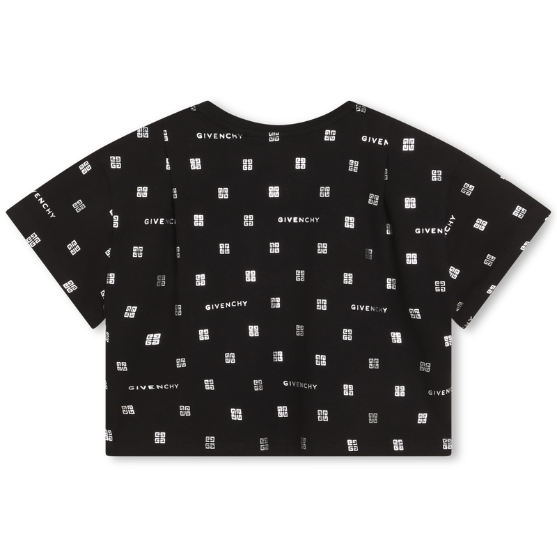 Printed T-shirt with pleats GIVENCHY 
                    GIRL