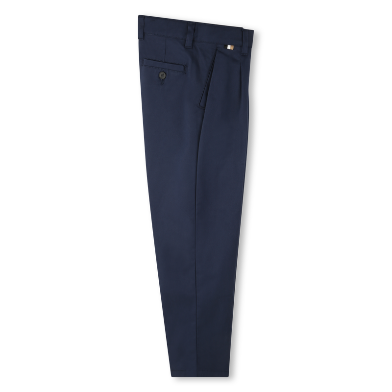 Plain Twill Chino Trousers BOSS 
                        BOY