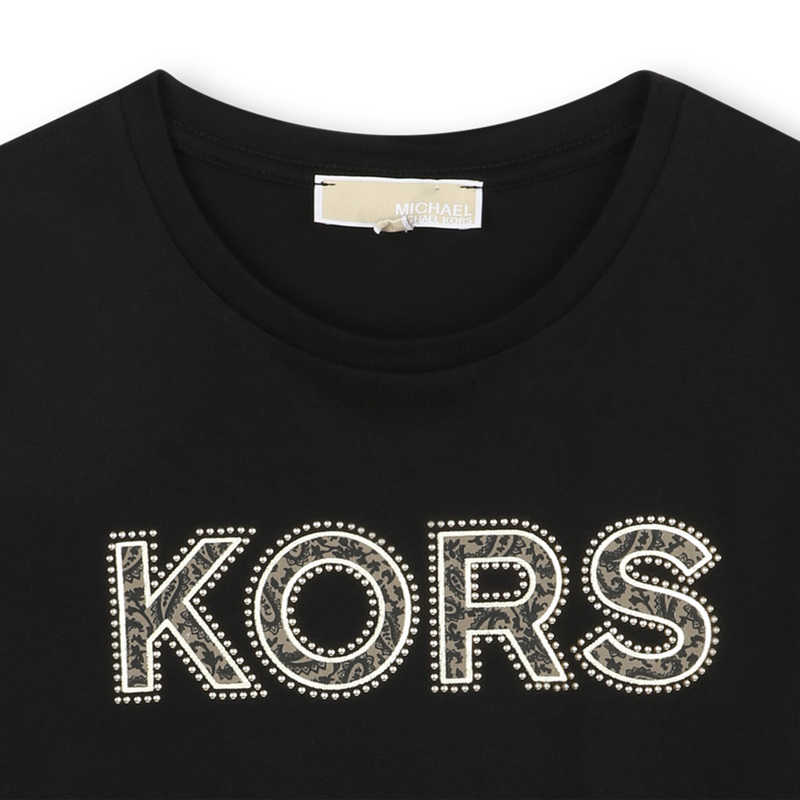 Long-sleeved jersey T-shirt MICHAEL KORS 
                        GIRL