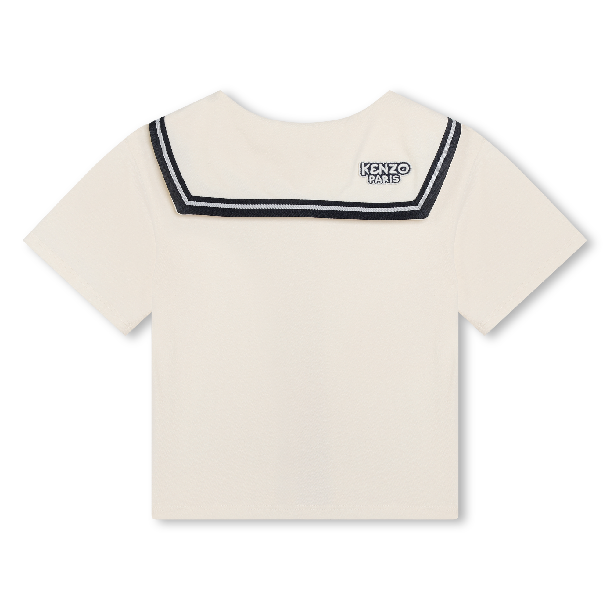 Kenzo Kids graphic-print cotton skirt - White