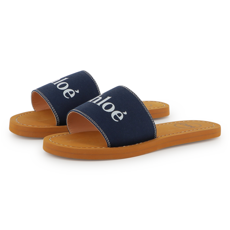 Fabric logo slides CHLOE 
                    GIRL