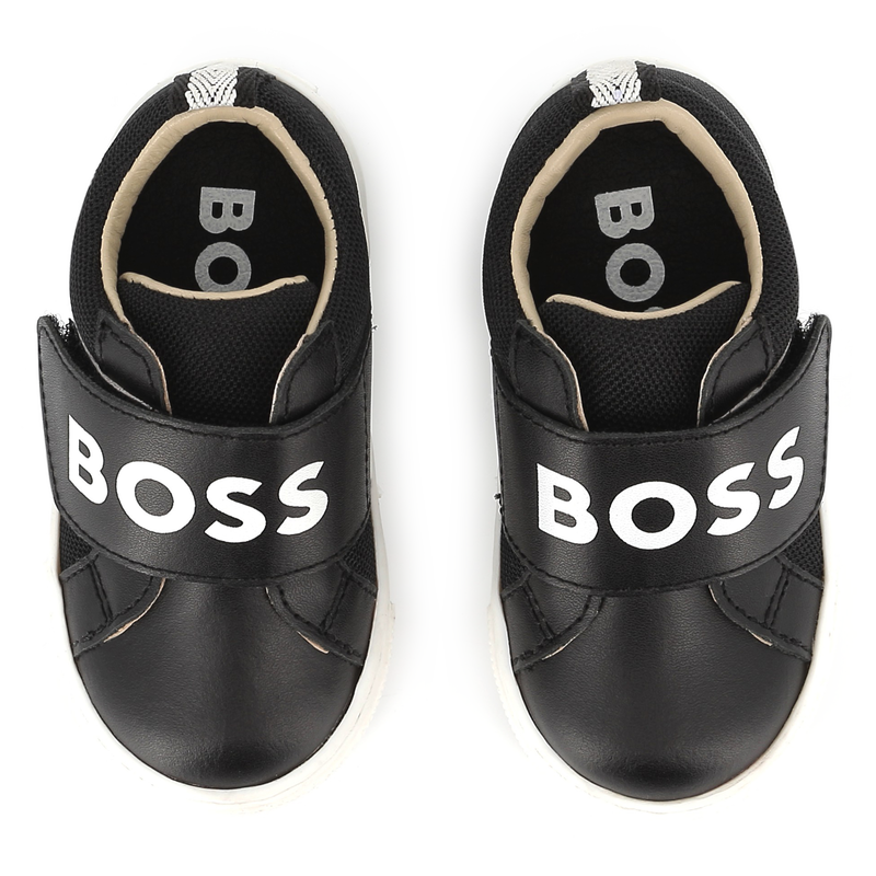 Leather Velcro sneakers BOSS 
                        BOY