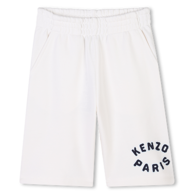 Cotton fleece Bermuda shorts KENZO KIDS UNISEX