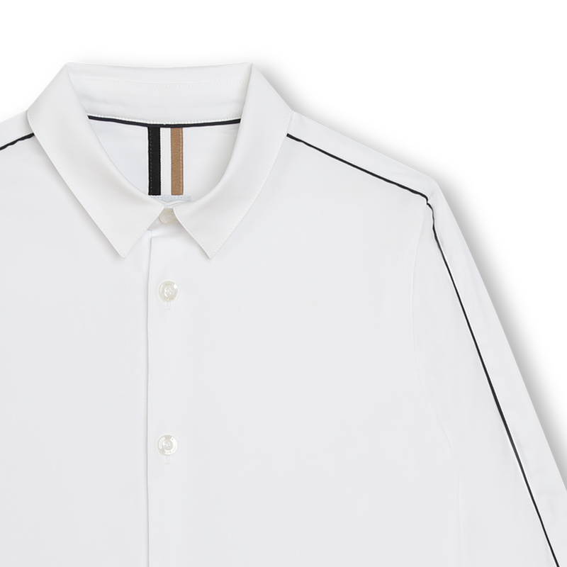 Slim fit poplin shirt BOSS 
                    BOY