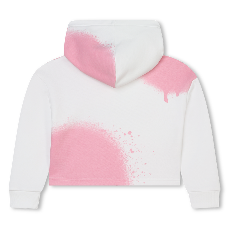 Cropped Fleece Sweatshirt MARC JACOBS 
                    GIRL