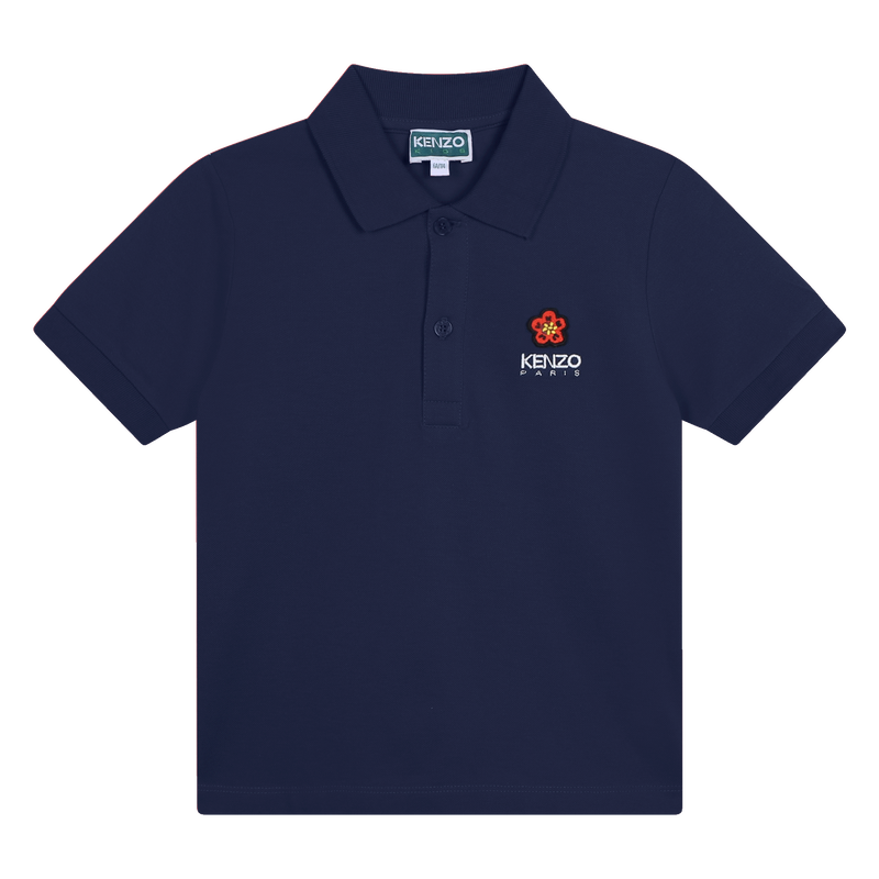 Piqué Knit Polo Shirt KENZO KIDS 
                    UNISEX
