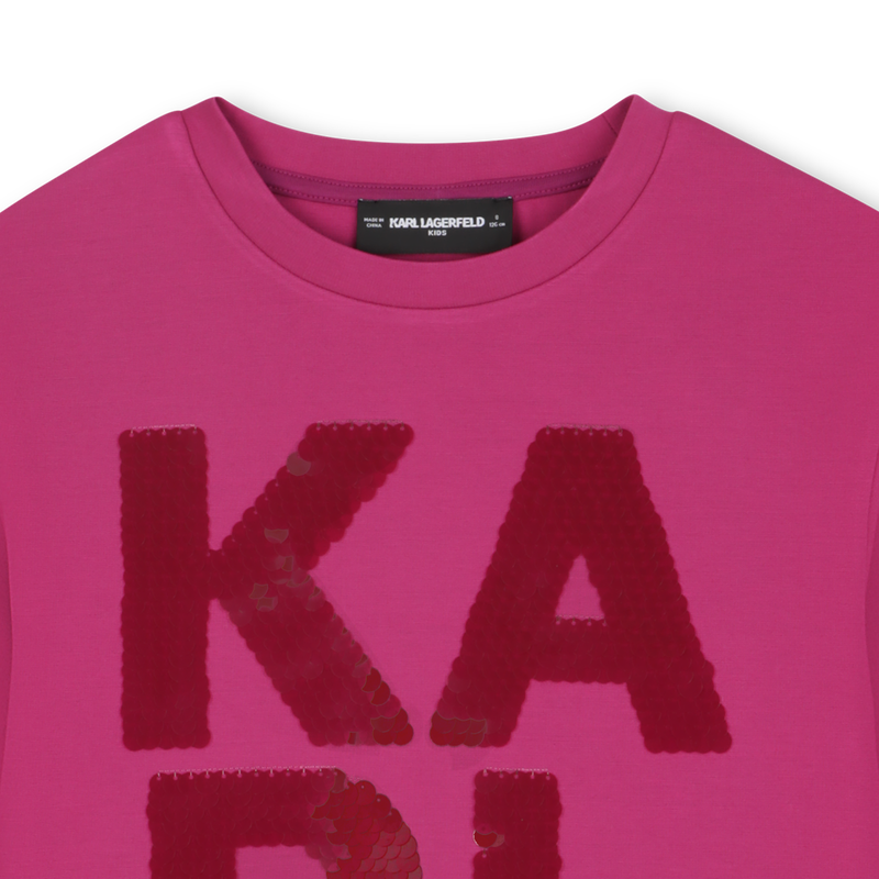 Long-sleeved sweatshirt KARL LAGERFELD KIDS 
                        GIRL