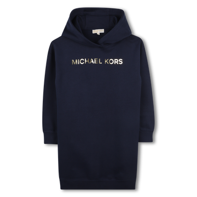 Fleece hooded dress MICHAEL KORS GIRL