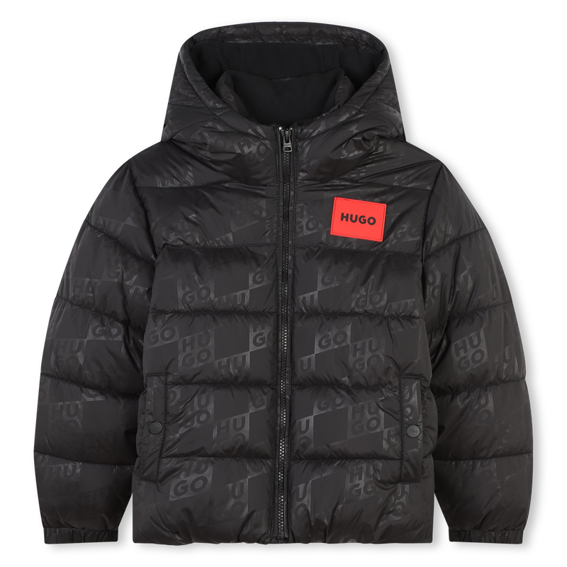 Zip-Up Printed Parka HUGO 
                        BOY