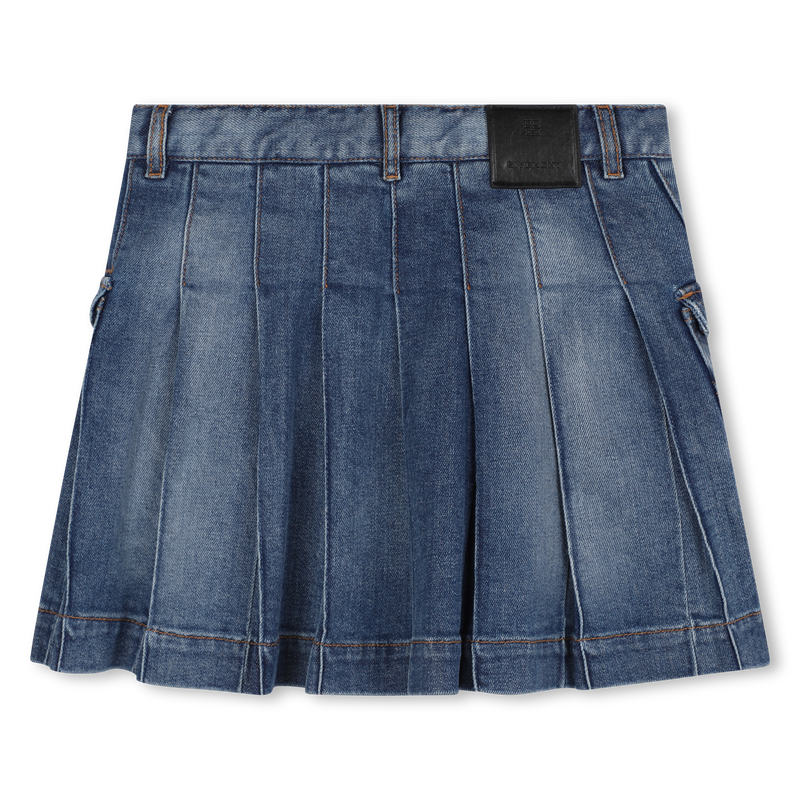 Flap Pocket Jean Skirt GIVENCHY 
                    GIRL