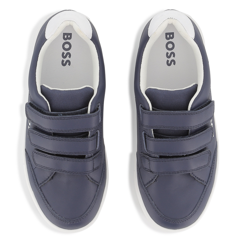 Cowhide leather sneakers BOSS 
                        BOY