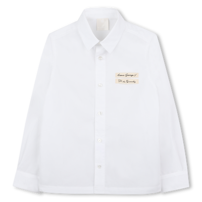Cotton poplin shirt GIVENCHY BOY