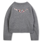 Embroidered wings knitted cardigan ZADIG VOLTAIRE 
                    GIRL
