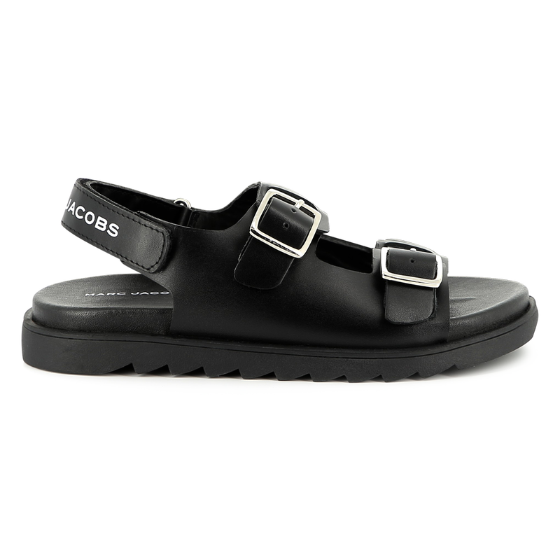 Buckled leather sandals MARC JACOBS 
                    BOY