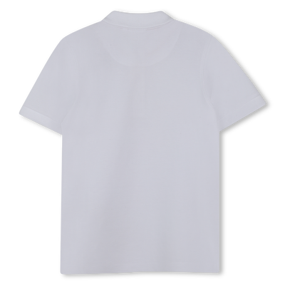 Short-sleeved piqué polo shirt HUGO BOY