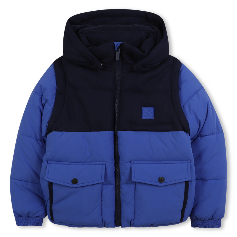 Down jacket with removable sleeves and hoods TIMBERLAND 
                        BOY