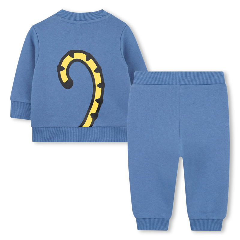 Sweatshirt and pants set in fleece KENZO KIDS 
                    UNISEX