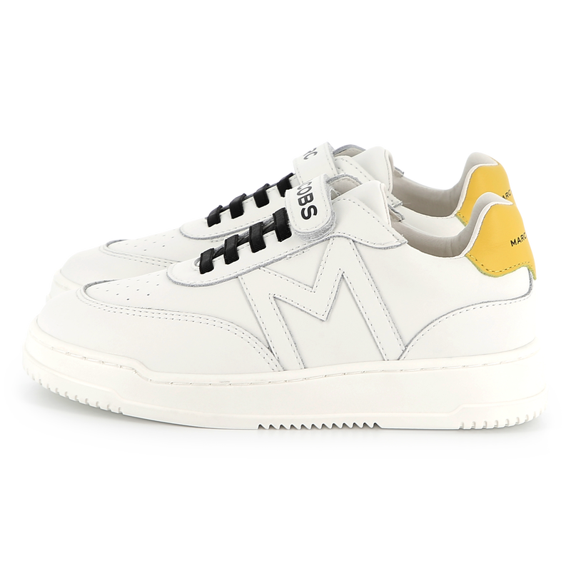 Self-adhesive leather sneakers MARC JACOBS 
                    BOY