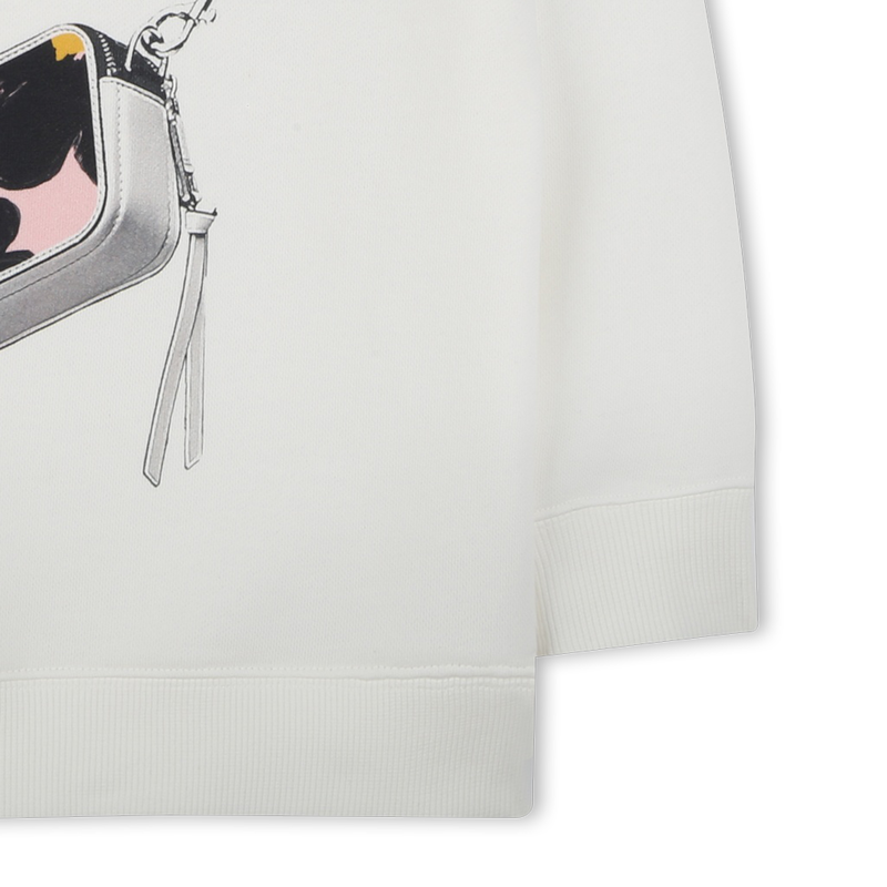 Hooded fleece sweatshirt MARC JACOBS 
                    GIRL