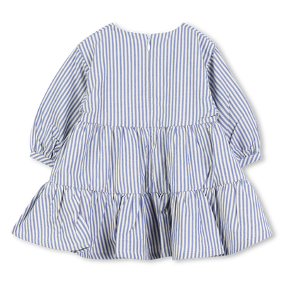 Long puff sleeve dress KENZO KIDS GIRL