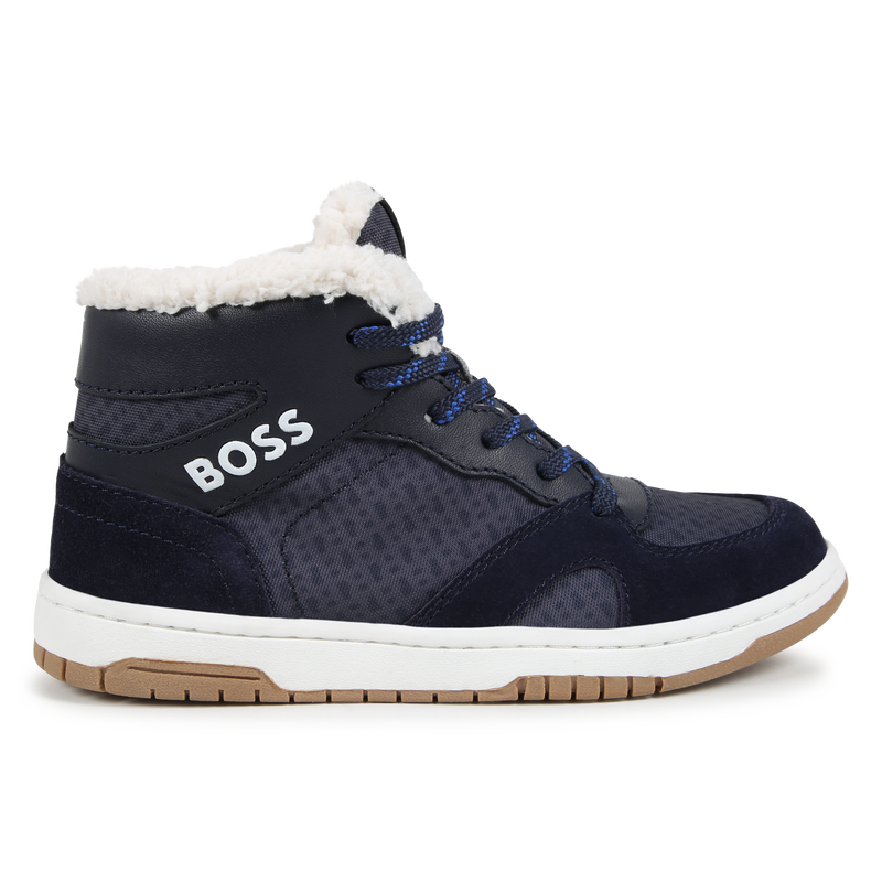 Faux-Shearling Lined Sneakers BOSS 
                    BOY