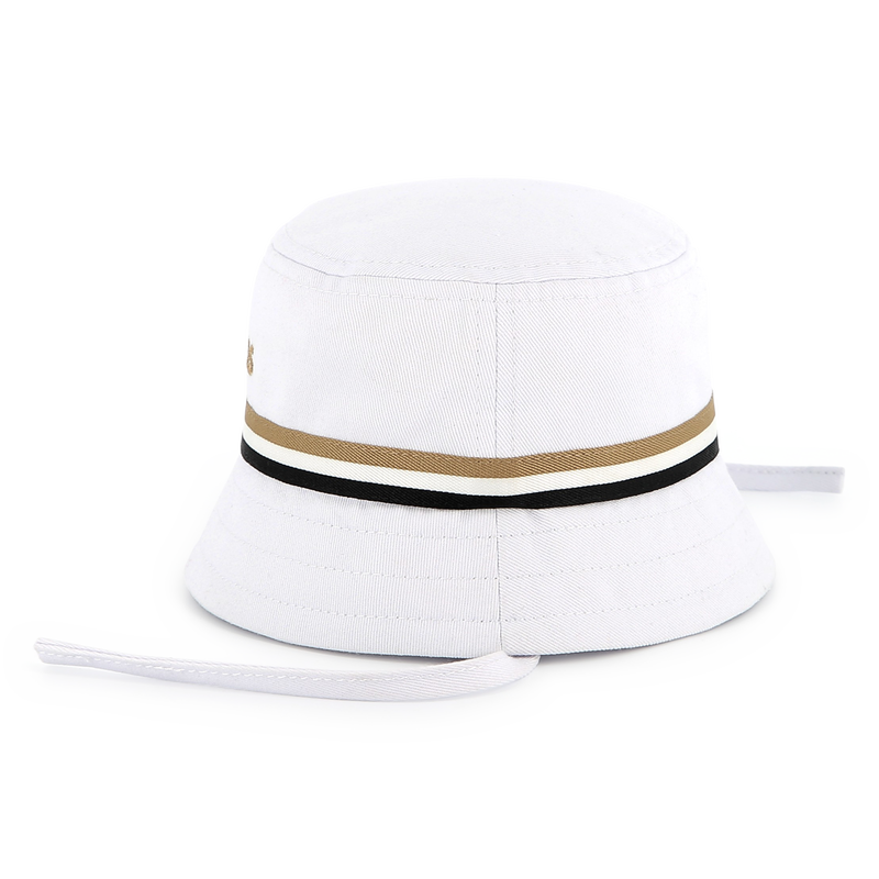 Embroidered sun hat with ties BOSS 
                    BOY
