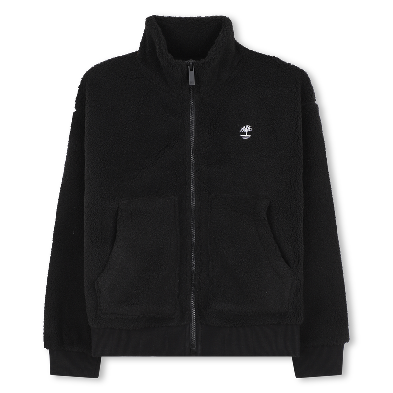 Plush cardigan with zip fastening TIMBERLAND 
                        BOY