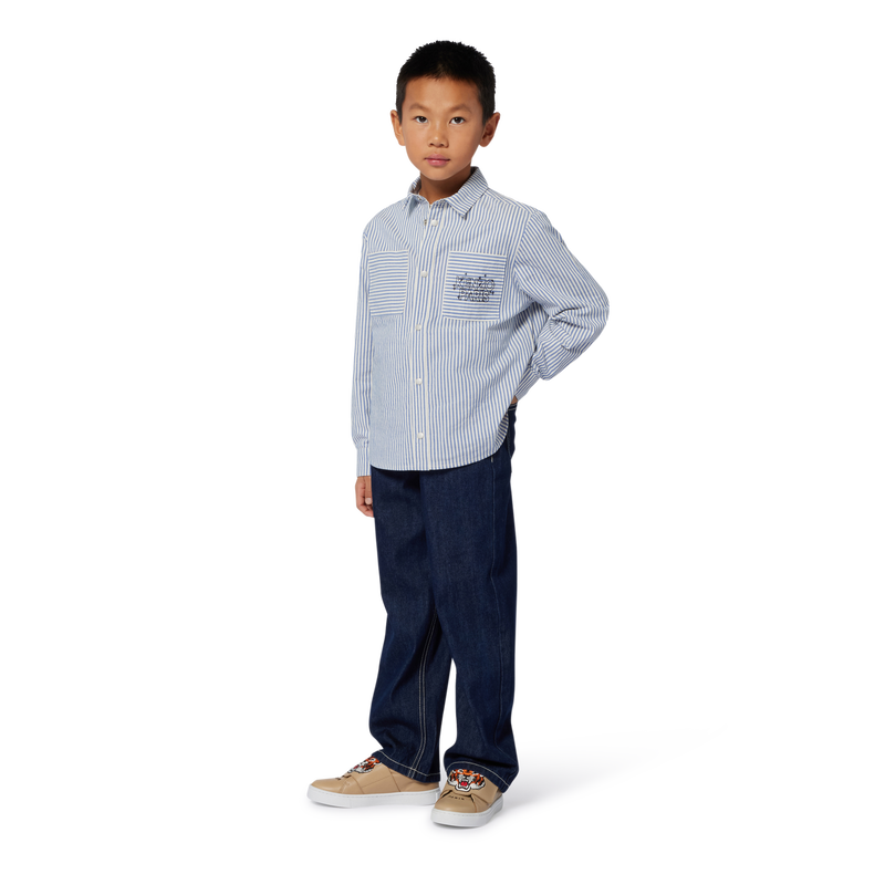 Striped cotton shirt KENZO KIDS 
                    BOY