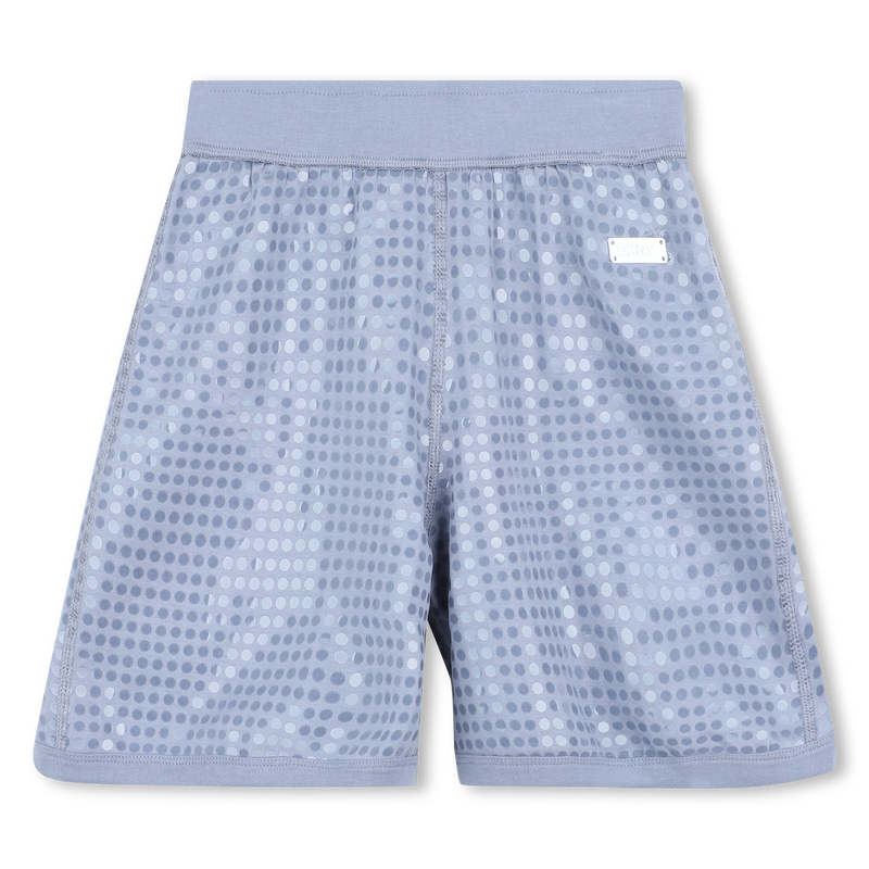 Cotton shorts with sequins DKNY 
                    GIRL