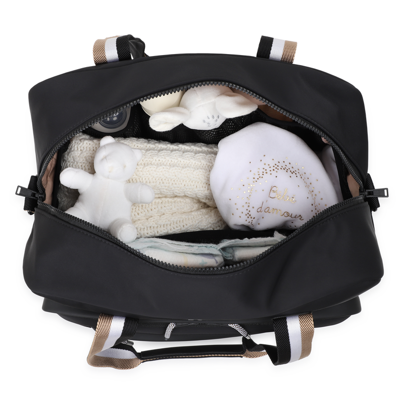 Diaper bag with tricolor laces BOSS 
                    UNISEX