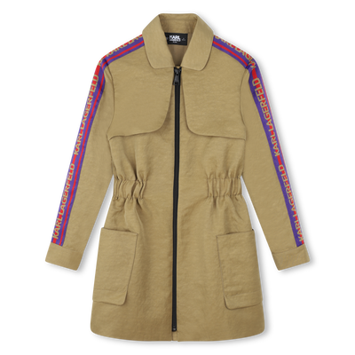 Trench-Style Shirt Dress KARL LAGERFELD KIDS GIRL
