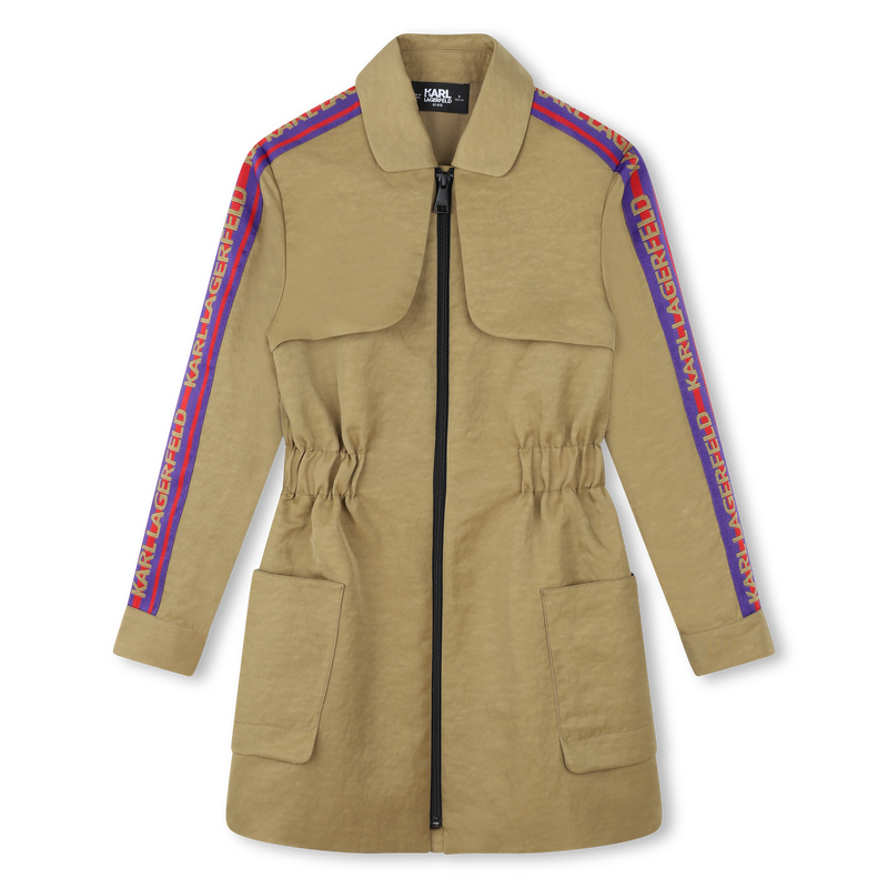 Trench-Style Shirt Dress KARL LAGERFELD KIDS 
                        GIRL