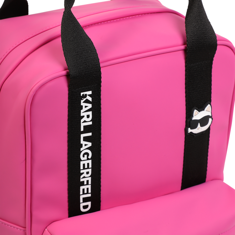 Backpack with double handles KARL LAGERFELD KIDS 
                        GIRL