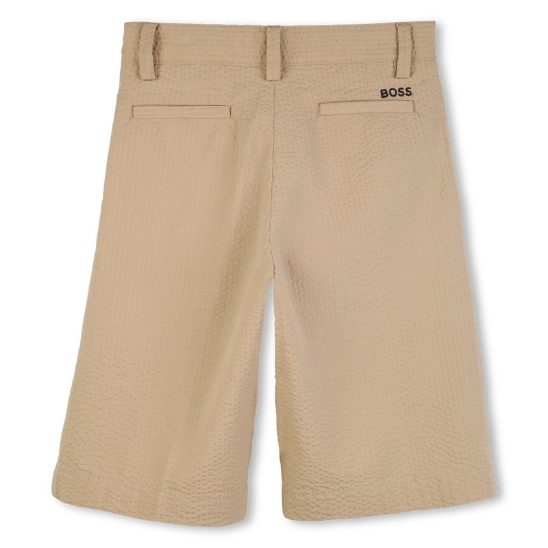 Embossed Print Bermudas BOSS 
                        BOY