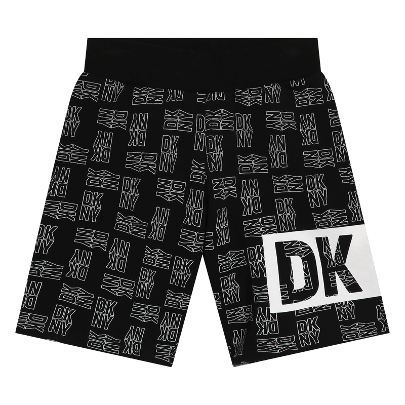 Printed fleece Bermuda shorts DKNY 
                    UNISEX