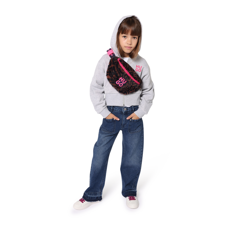 Daisy Zip-Up Hoodie HUGO 
                        GIRL