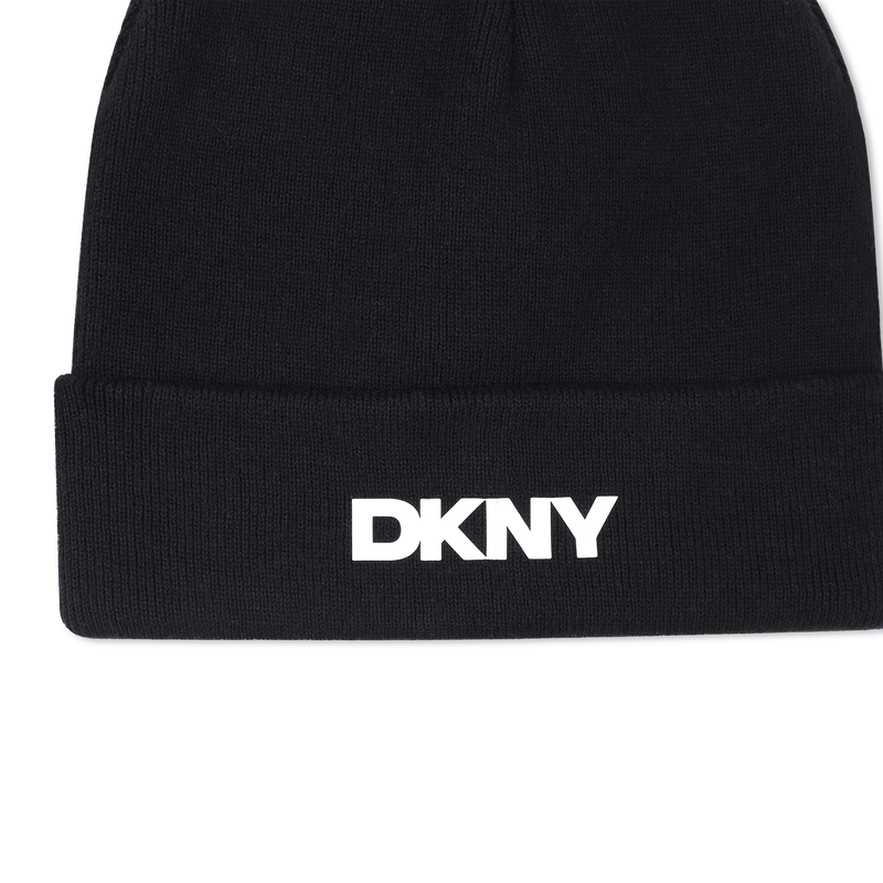 Double-layered knit beanie DKNY 
                        UNISEX