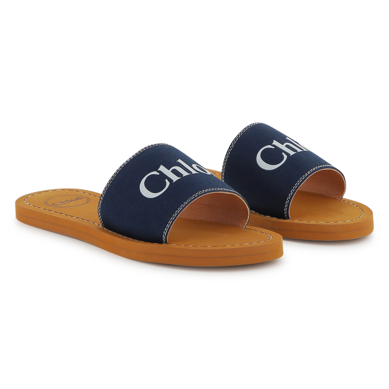 Fabric logo slides CHLOE 
                    GIRL