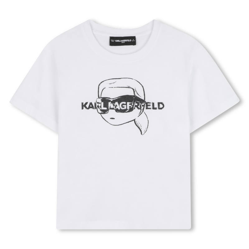 Short-sleeved T-shirt KARL LAGERFELD KIDS 
                        GIRL