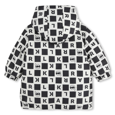 Reversible down jacket KARL LAGERFELD KIDS BOY